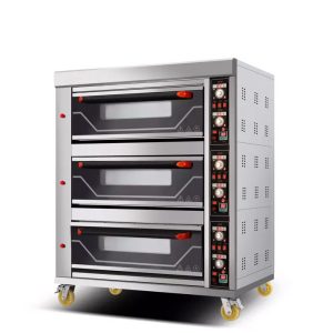 Oven 3 Deck 6 Tray Gas